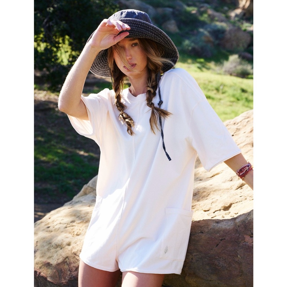 NEW Free People hot shot tee romper